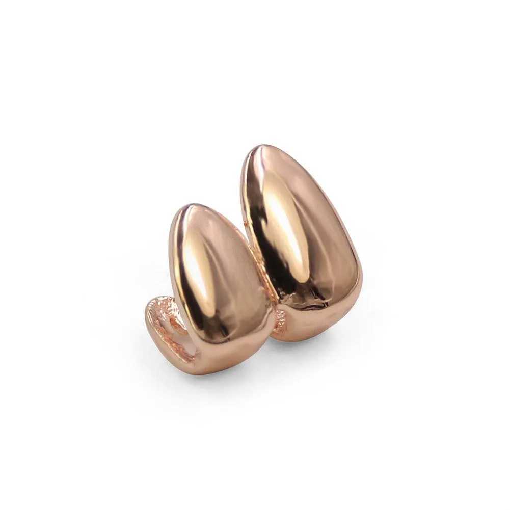 HipHop Tooth Grillz C Gold Plated Removable Top Bottom Dental Grill Punk Teeth Cs Halloween Cosplay Jewelry GiftXJ241225