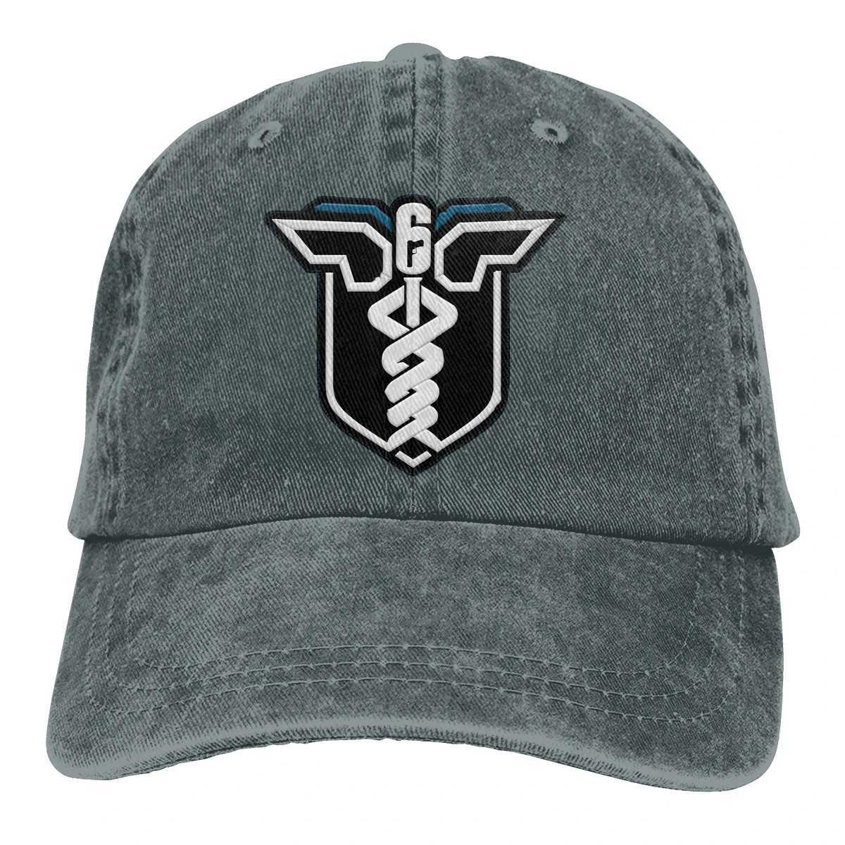 Doc Rainbow Six baseball cap Peaked capt sports unisex outdoor custom rainbow six border R6s anti-terrorism game cap W241225
