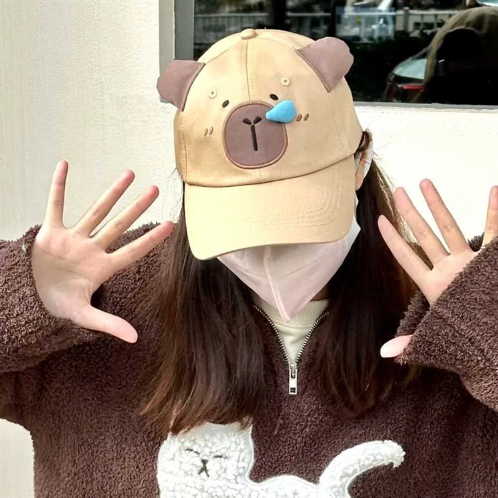 Hot Capybara baseball cap golf cap unisex summer outdoor couple truck cap UV resistant sun protection cap breathable Peaked cap W241225