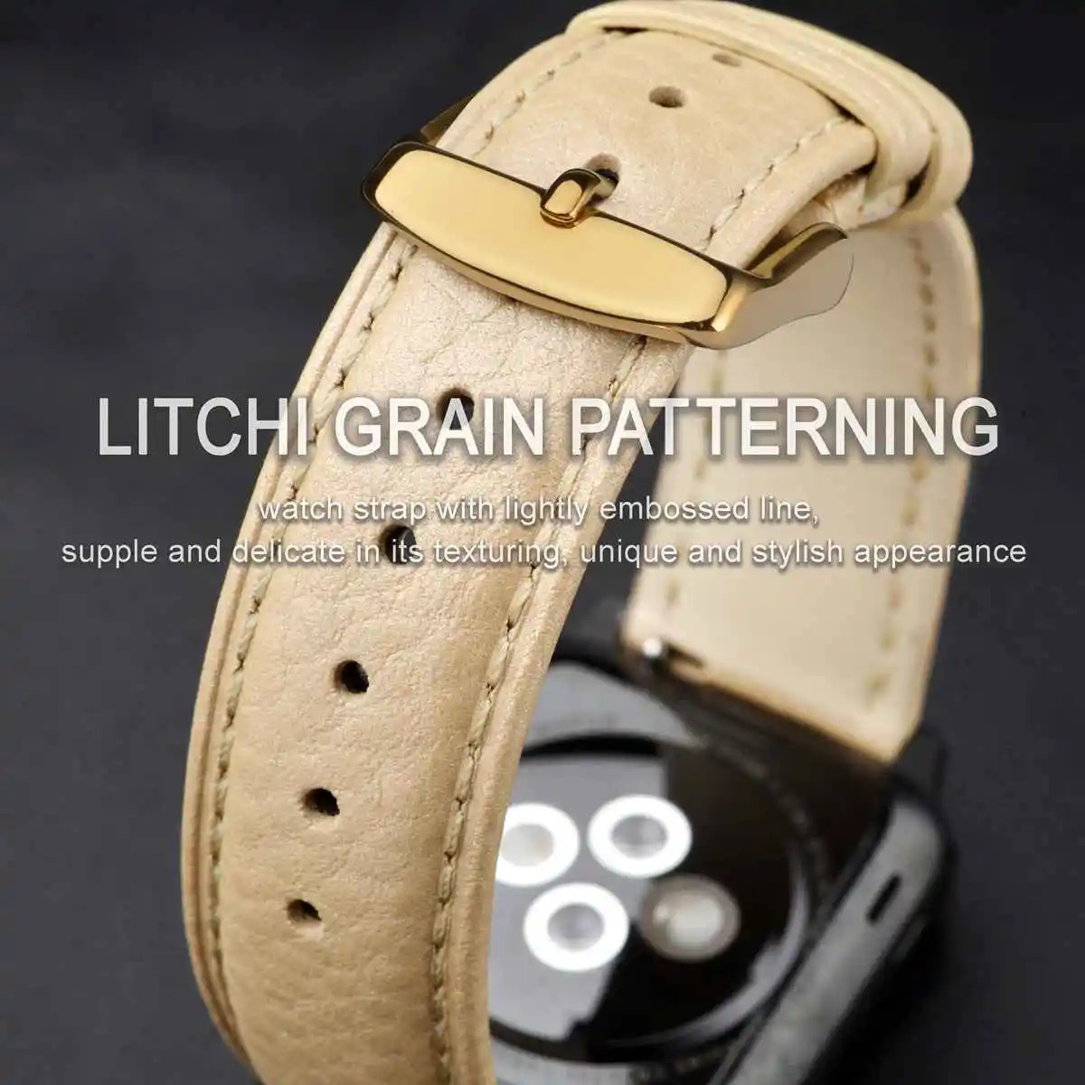 ANNEFIT Calfskin Leather Watchband Soft Material Genuine Leather Watch Band Wrist Strap16mm 18mm 19mm 20mm 22mm with Gold Buckle 241225