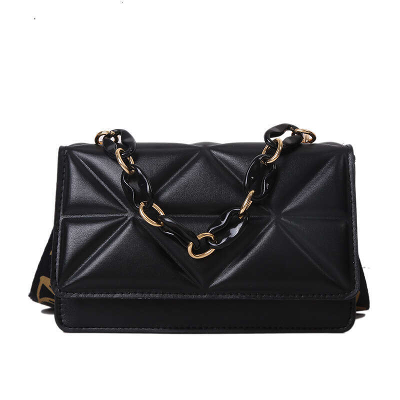 This Year's New Wide Strap Fashionable Hand-Held Crossbody Small For Women, Autumn And Winter High-End Versatile Texture Shoulder Bag