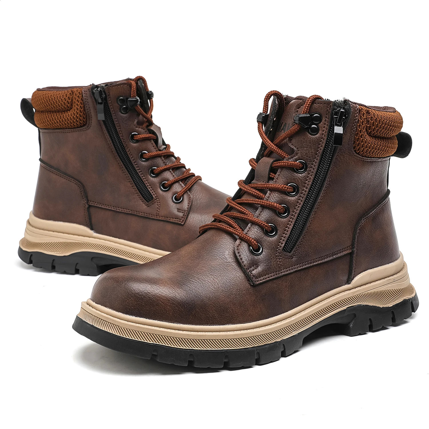 Safety Shoes Men Anti-smash Anti Puncture Work Shoes Anti Slip Indestructible Shoes Protective Sneakers Men Boots 241226