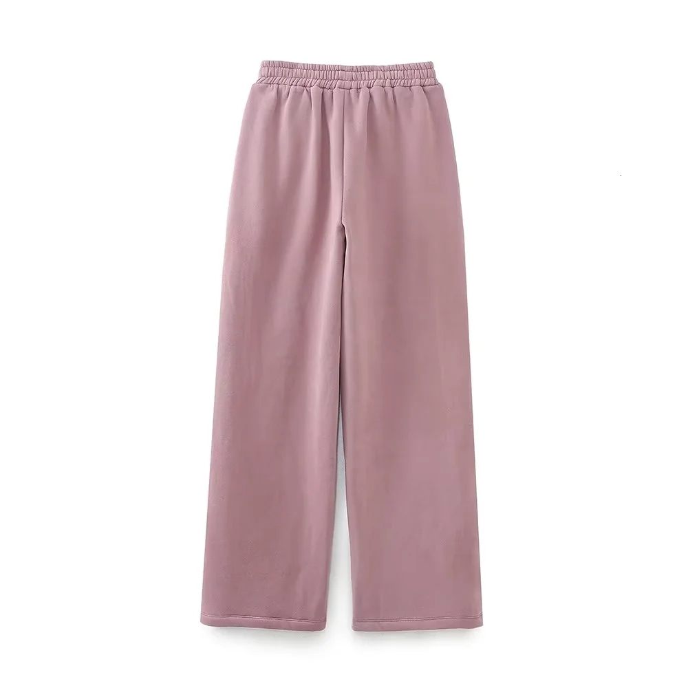 Autumn Women Solid Sporty Suits Casual Winter Loose Zipper O Neck Jackets+Fashion Pockets Elastic Waist Sport Pants