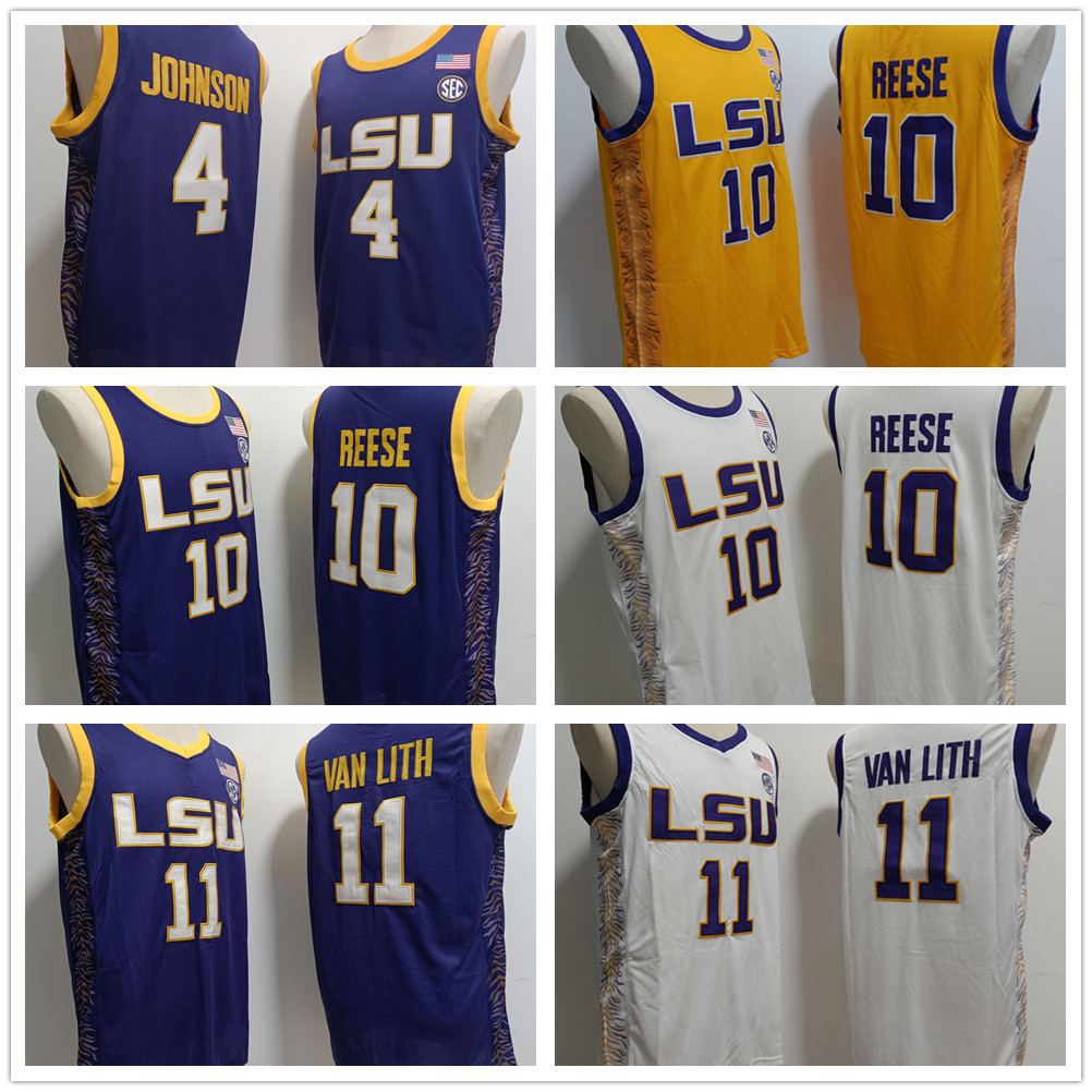 Unisex 2024/25 LSU College Tigers NCAA Basketball Jersey 10 Angel Reese 4 Flau'jae Johnson 11 Hailey Van Lith Stitched In Stock