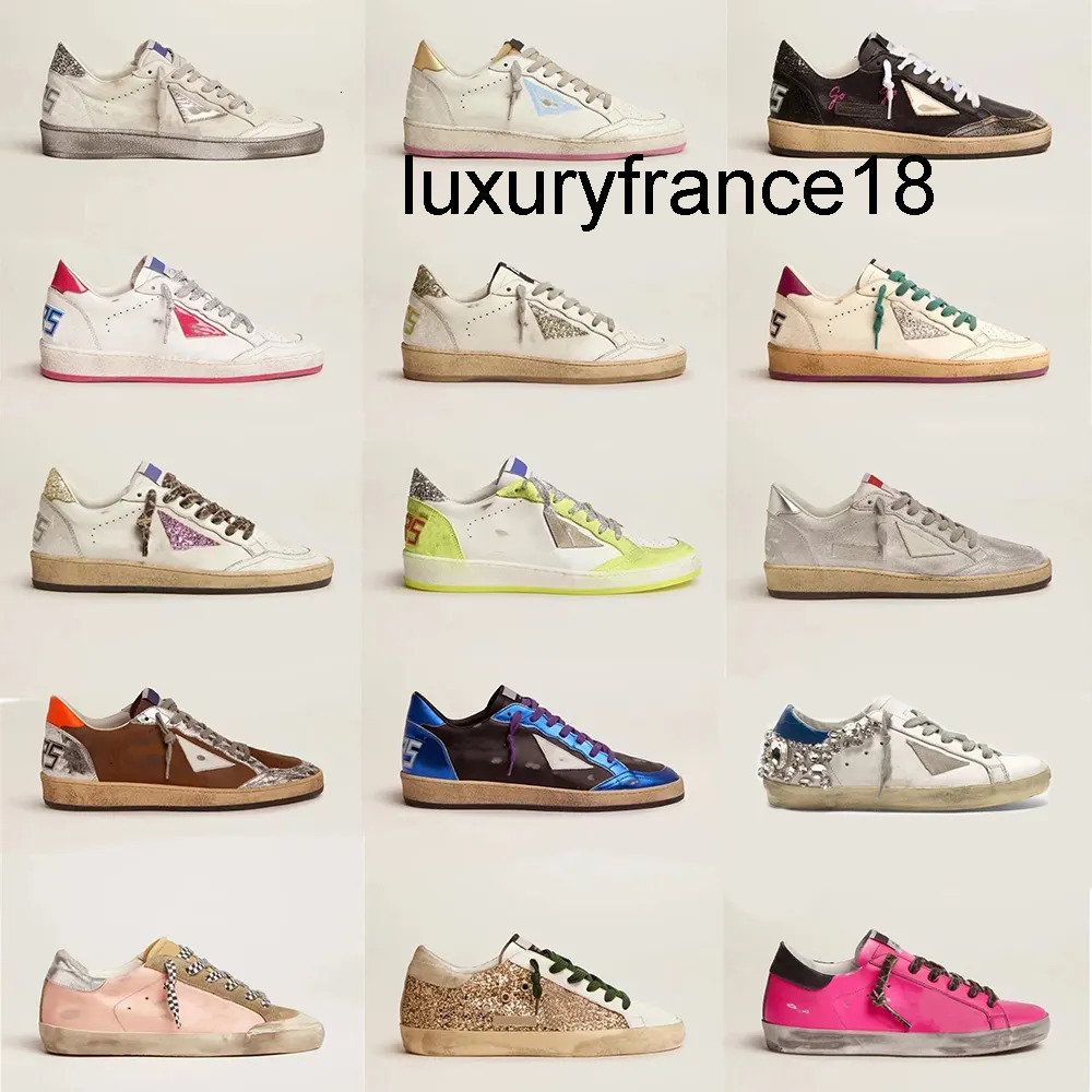 2025 New Casual Shoes Italy Brand Women Super Ball Star Luxury Sequin Classic W goosestar ggob ggdbs ggdgly goldenstar goldenly goosely sneakers goosesneakers L1IC
