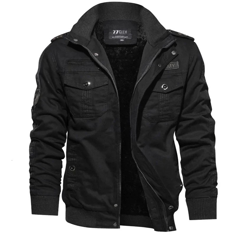 Thicker Warm Down Jackets Men Winter Coats Balck Casual High Quality Male Multipocket Cargo And 241225