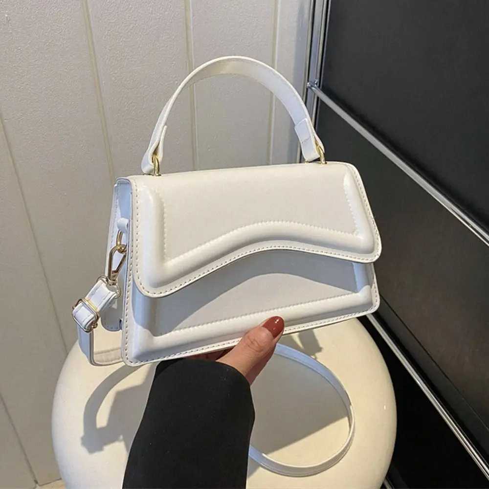 High Quality PU Leather Handbag Purse Womens Bag Solid Color Shoulder Crossbody Bags Lady Messenger Small ToteXJ241225