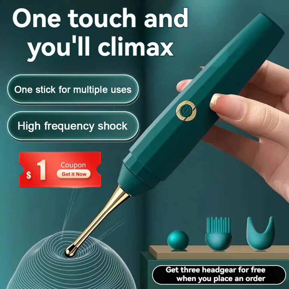 10 Modes Pen Point Tidal Vibrator Female G Spot Clit Vibrators Clitoral Stimulator Powerful AV Stick Massager Sex Toys For Women 241226