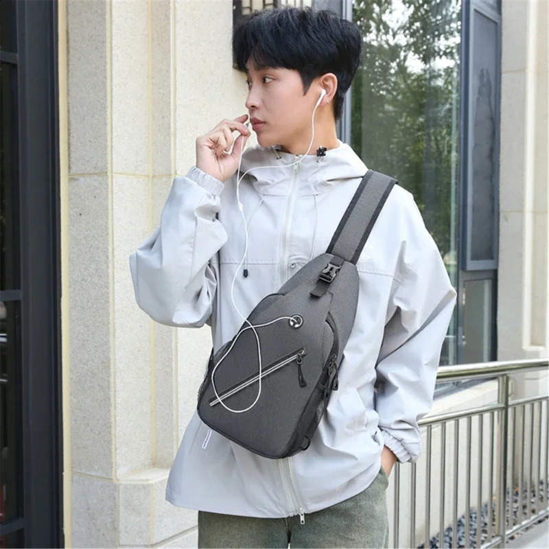 Fashion Shoulder Bag Waterproof Cross Body Bag Mens Multi functional Luggage Travel Sports Backpack Handbag 241223