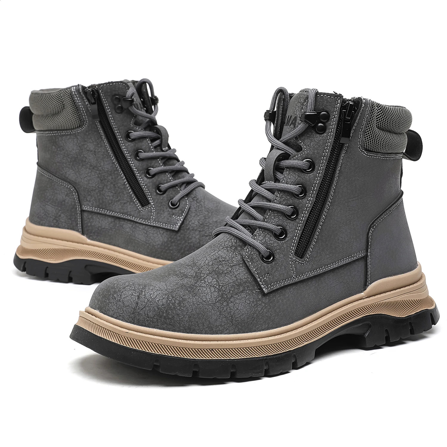 Safety Shoes Men Anti-smash Anti Puncture Work Shoes Anti Slip Indestructible Shoes Protective Sneakers Men Boots 241226