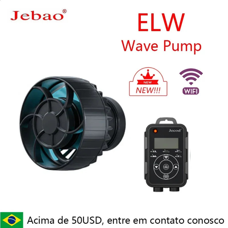 jebao fish tank mini wave pump ELW EOW WIFI coral aquarium intelligent surf pump oxygenation wave pump flow making pump 241225