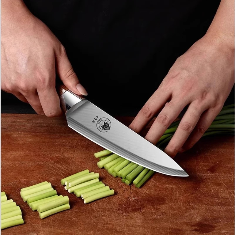 Meat cleaver butchers pig butchers knife sharp bone razor kitchen knife set with knife cover 241225