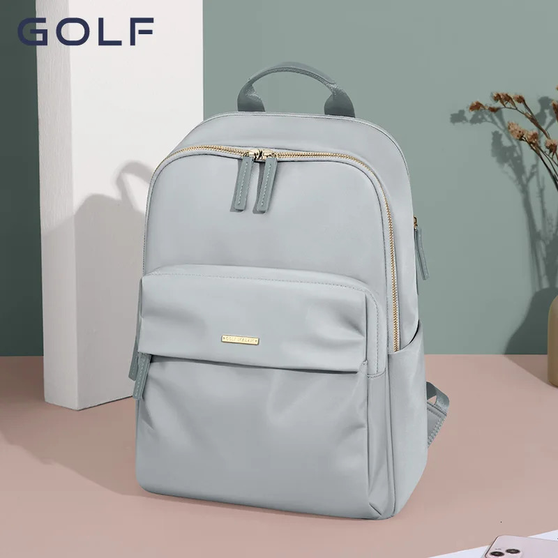 GOLF Backpack Womens Simple Commuting Travel Computer Backpack Canvas Large Capacity Student backpack 241225