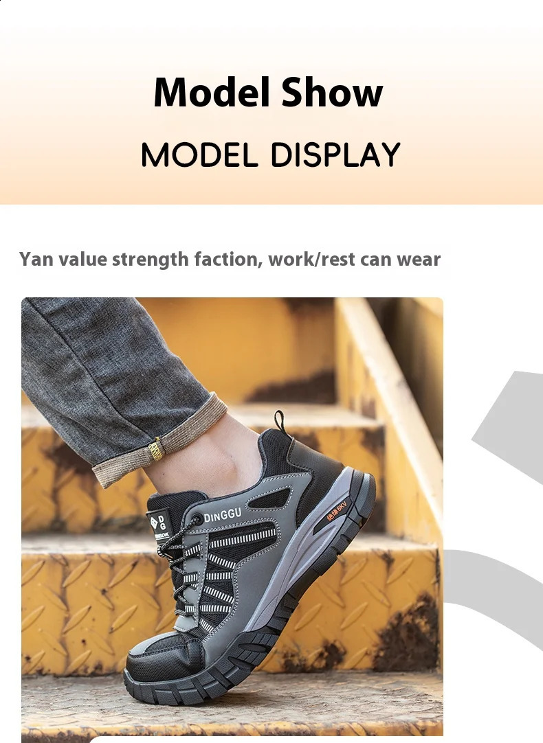 Insulation 6KV Work Safety Shoes Men Indestructible Anti-smashing Anti-puncture Protective Safety Boots Work Sneakers 241226