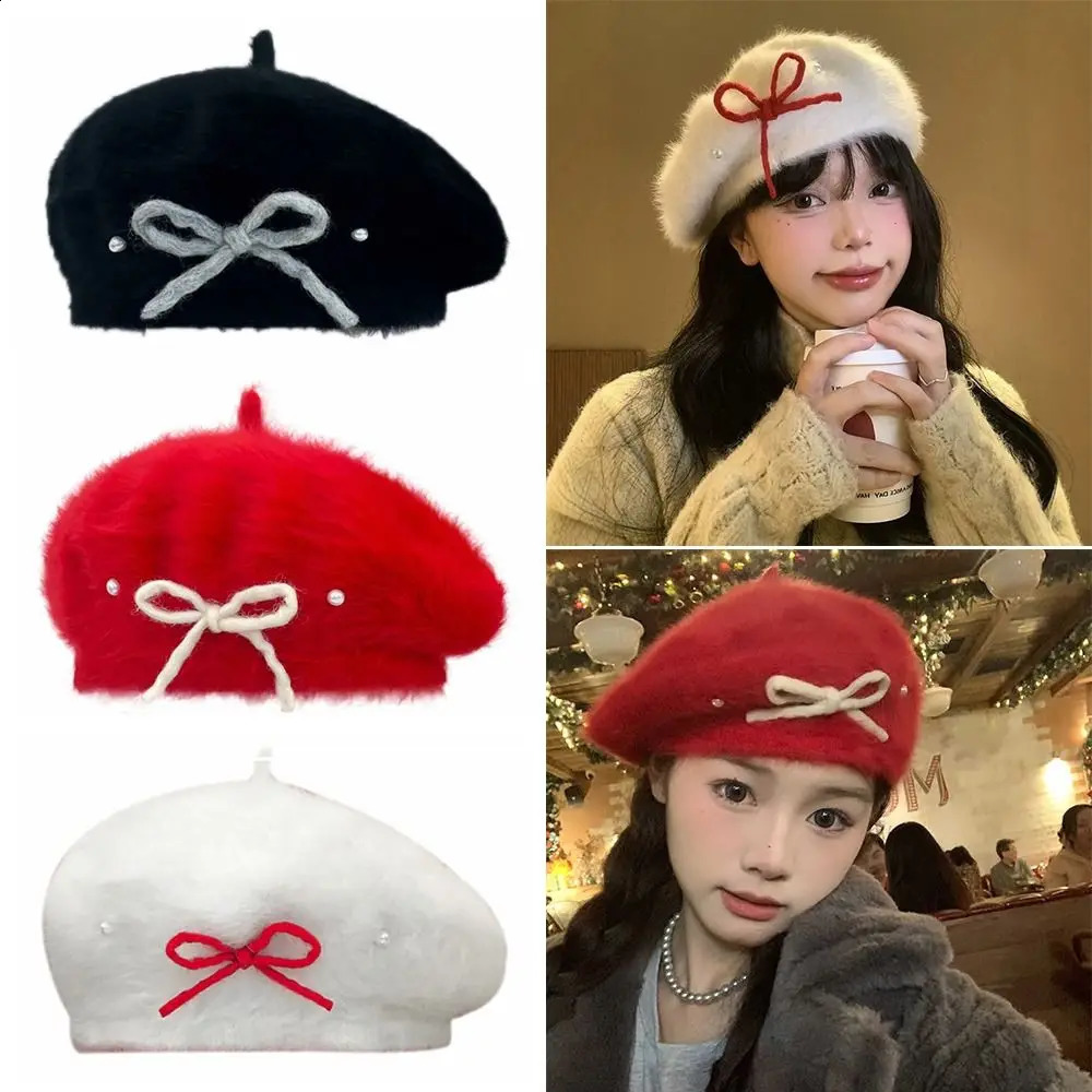 Fashion Wool Berets Dome Winter Warmer Hat Casual Painter Hat Winter 241226