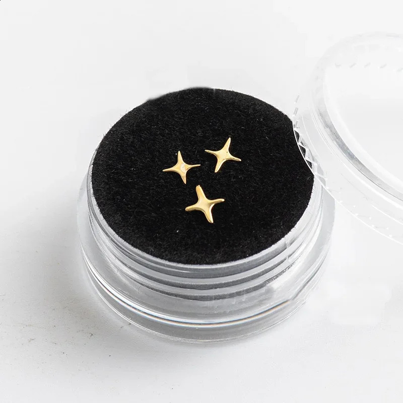 Dental Supplies 3 PCS/Box Teeth Gems Tooth Jewelry Crystal Ornaments Fashion Teeth Charms Gems with Box Metal Oral Decorations 241226