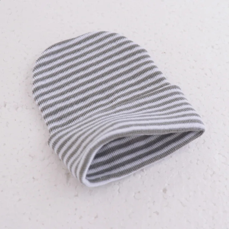 Cute born Baby Hat Infant Girl Boy Comfy Striped Hospital Cap Winter Warm Toddler Outdoor Casual Beanie 241225