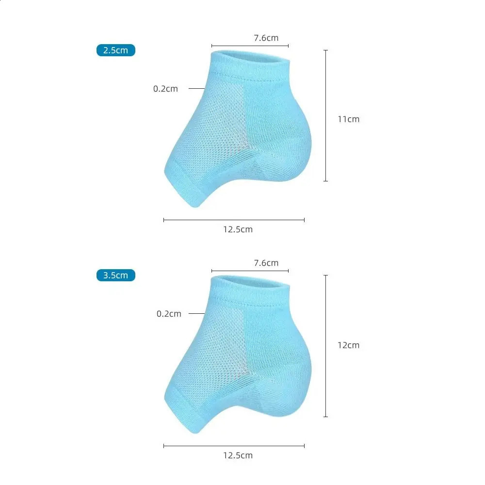 Invisible Rizzsoles Height Max Socks Sports Thickened SEBS Half Height Increase Insoles 2.5/3.5cm Anti-slip Heel Lift Women Men 241226