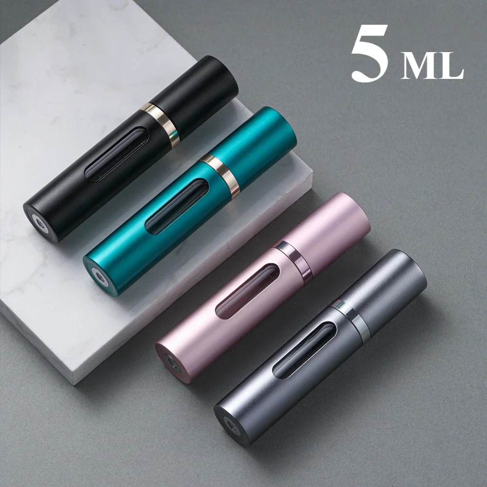 3Pcs Glass Refillable Perfume Bottle Spray Scent Pump Portable Travel Empty Cosmetic Containers Mini Spray Atomizer Bottles 241225
