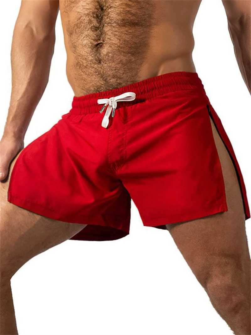 Mens Marathon Running Sweat Shorts with Zipped Pocket Fitness Athletic Breathable Sweatpants Outdoor Sport Training Short PantsXJ241226