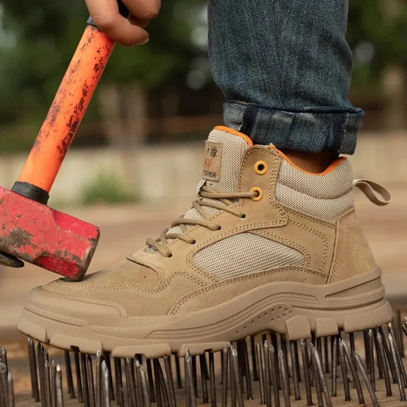 Safety Protection Mens Shoes Insulated Electrician Safety Comfortable Breathable Cushioning Wear-Resistant Protective Equipment 241226