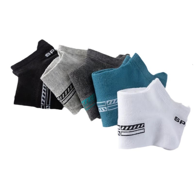 ddmyoutdoor China domestic Socks Summer Thin Mesh Breathable Cotton Sports Socks Sweat Absorption Deodorization Short Tube Men