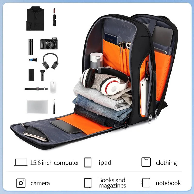 35 L Business Backpack For Men Waterproof Backpack Large Capacity Business Trip Multifunctional Password Anti-theft Laptop Bag 241226