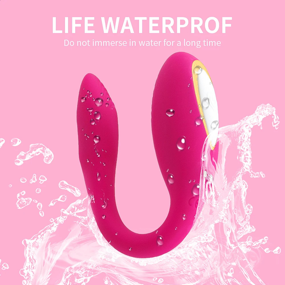 10 Mode U Wearable Dildo Wireless Remote Control Vibrator for Couple Female G Spot Stimulator Sex Toys Goods Women Adults 18 241226