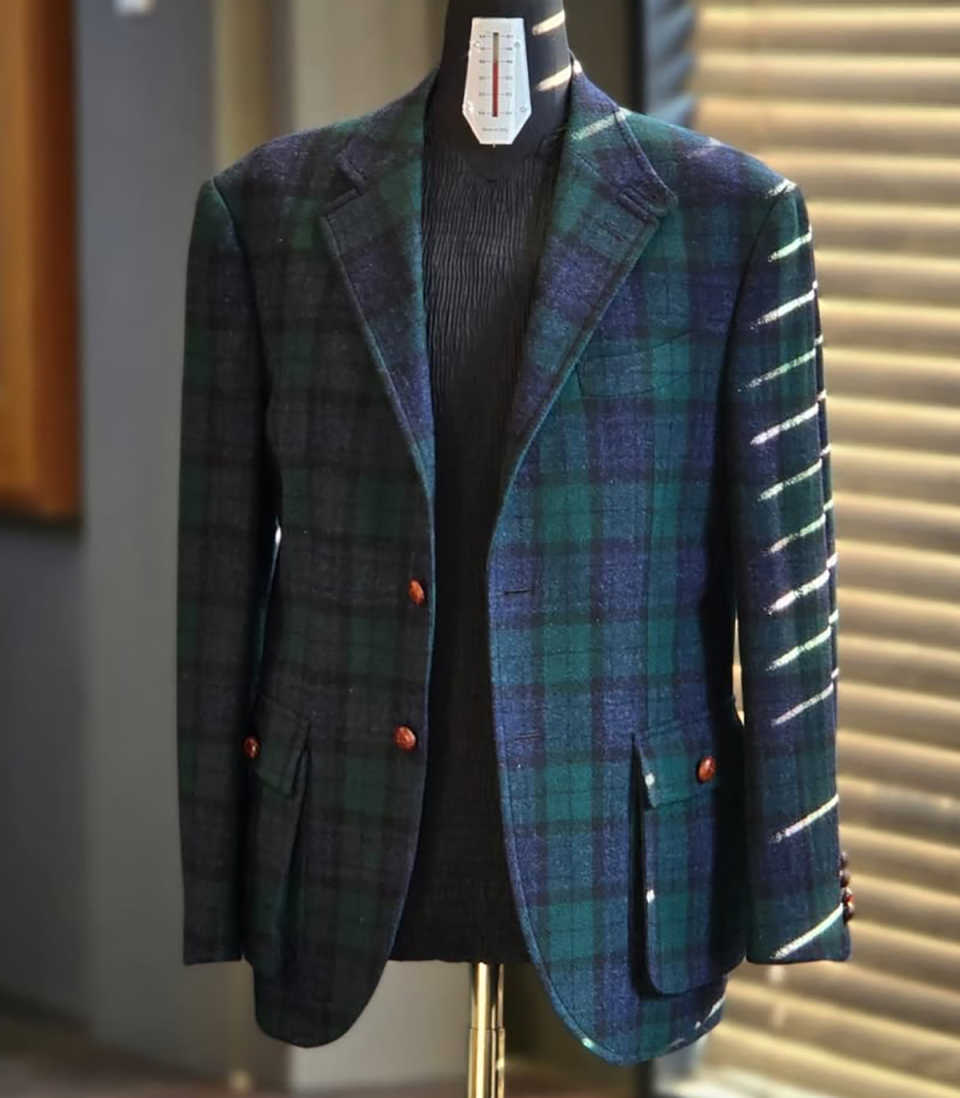 Classic Wedding Tuxedos Wool Blends 1 Piece Set Coat Notched Lapel Men Suits Single Breasted Groom Wear Party Event Customized