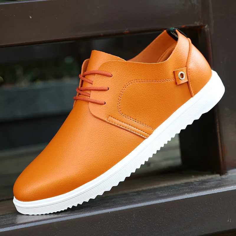 Mens leather casual shoes brand comfortable mens dress shoes lace Oxford shoes high-quality mens sports shoes Tenis Hombres 45 M241225