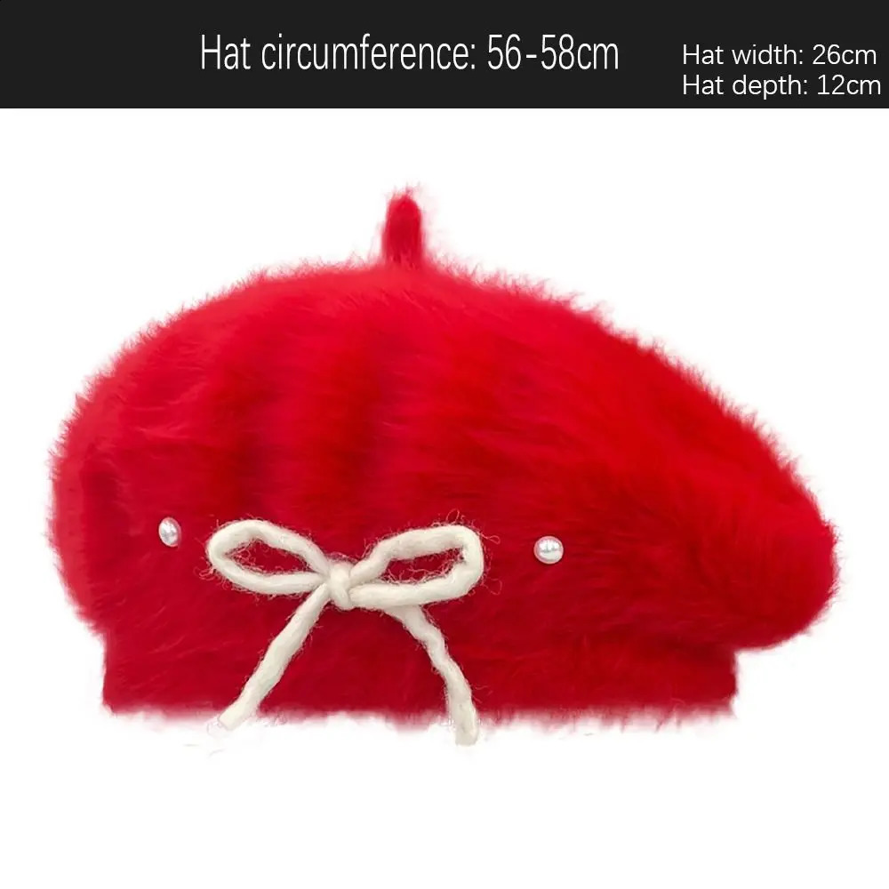 Fashion Wool Berets Dome Winter Warmer Hat Casual Painter Hat Winter 241226