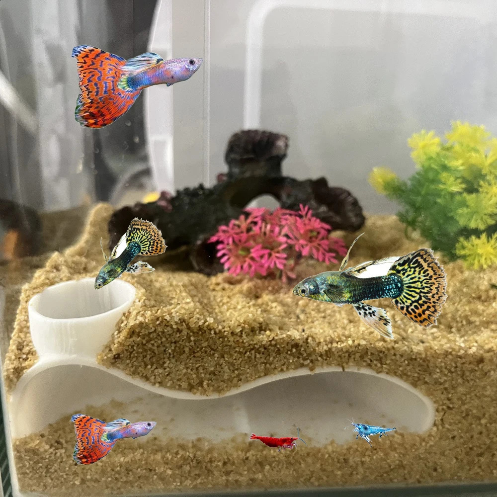 Underground corner tunnel for aquarium cave/ fish tank For Aquatic Pets To Breed Play AndRest Fish Tank Ornaments 241225