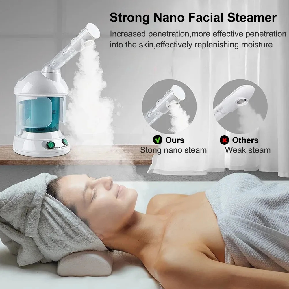 Mist Face Spray Portable Steame for Face Moisturizer Evaporator Professional Ionic Steamer 241226