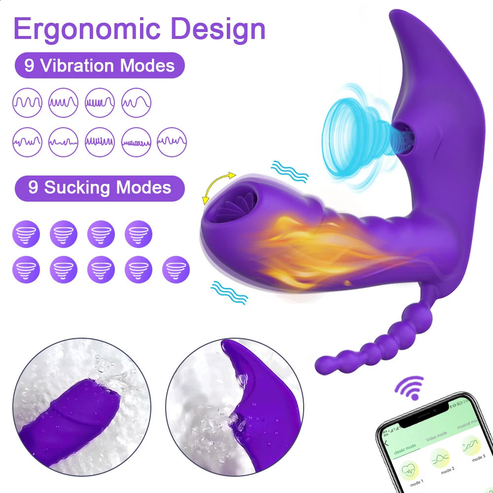 Wireless Remote Control 3 in 1 Bluetooth APP Dildo Vibrator Vagina Sucker Clitoris Stimulator Sex Toys for Women Couple Adult 18 241226