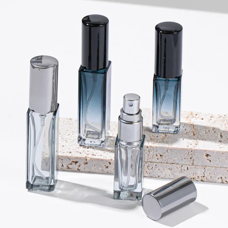 3PCS 5ML 10ML Mini Perfume Spray Bottles Glass Refillable Bottle Portable Travel Oil Liquid Cosmetic Container Perfume Atomizer 241225
