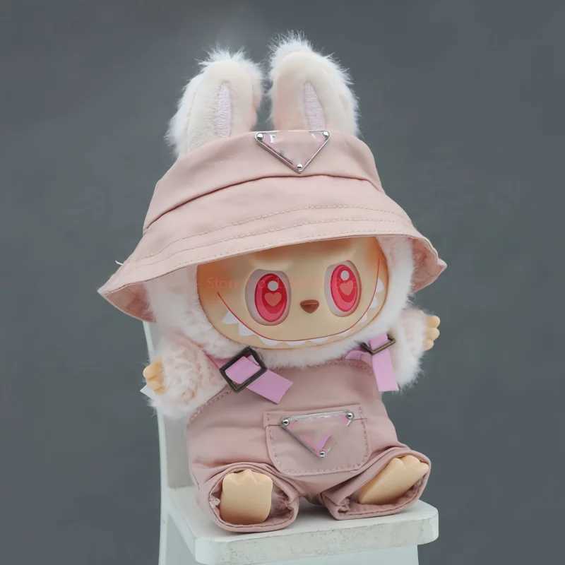 Doll Apparel New Only Clothes V1 V2 Generation Doll Printed Casual Hoodies Trendy Brand Open Knitted Woolen Sweater Fishermans Hat Overalls Ornament Y