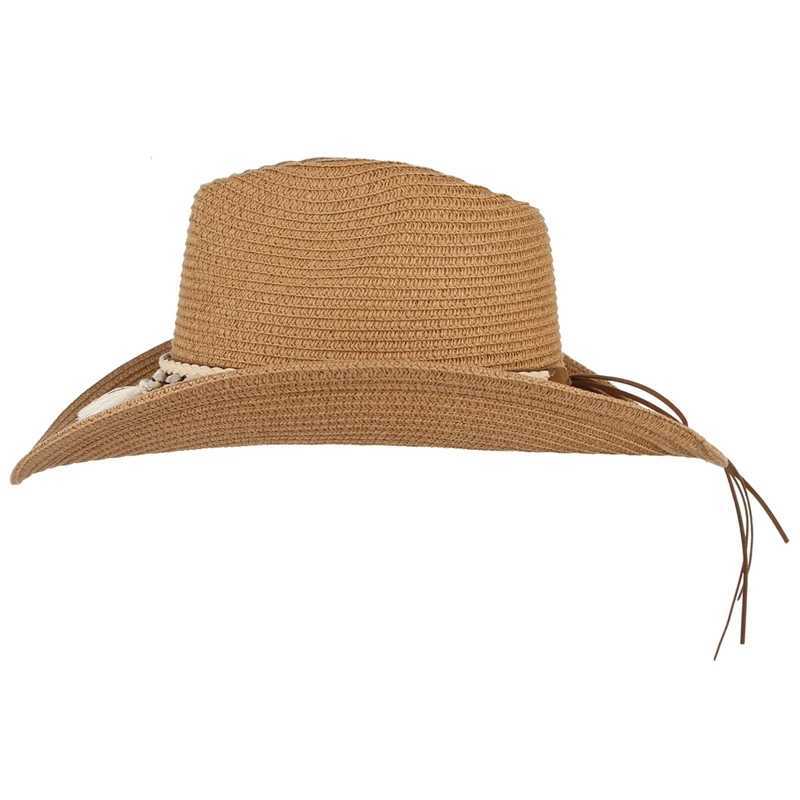 Western style mens denim hat outdoor summer Str hat womens wide Brim sun denim hat W241225