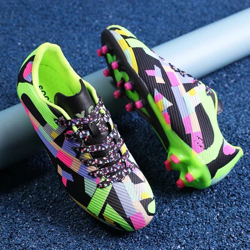 New Men Soccer Long Spikes Football Boots Hot-selg High-quality Indoor Sneakers Outdoor Sports Shoes Match