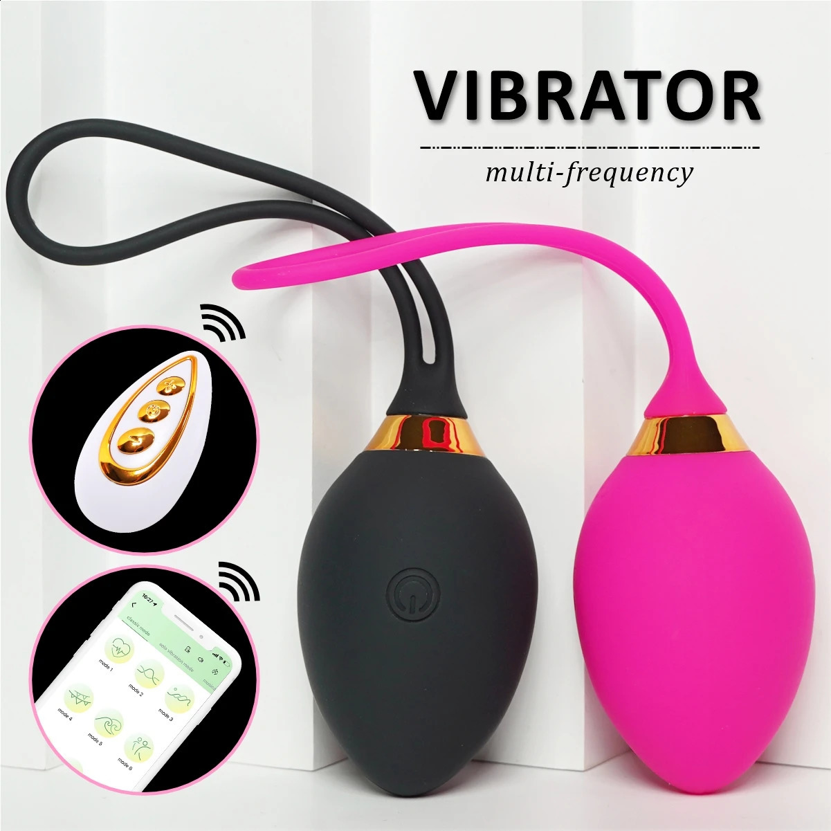 App Control Egg Vibrators For Women Wearable Vibrating G Spot Dildo Vaginal Kegel Ball Vibrator Phone Remote Sex Toys Femme 241226