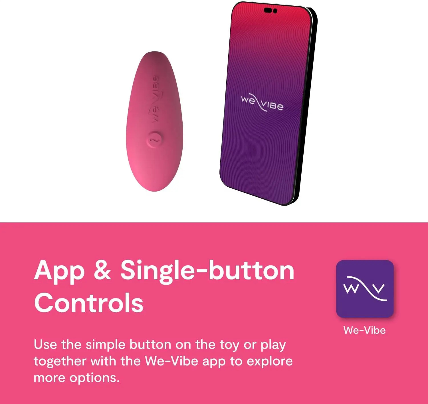 WeVibe Sync Lite Couples Vibrator CSharp App Controlled Clitoral Gspot Stimulation Clit Massager for Women Adult Sex Toys 241226
