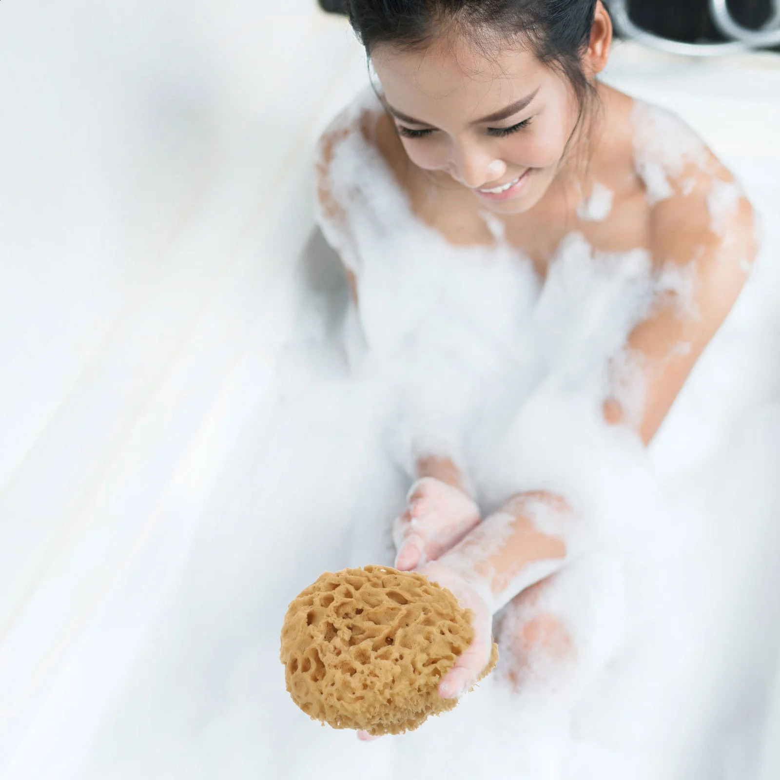 Greek Natural Sponge Shower Accessory Skin Cleaning Scrubber Sponges Exfoliating Bathing Ball High Quality Take 241226