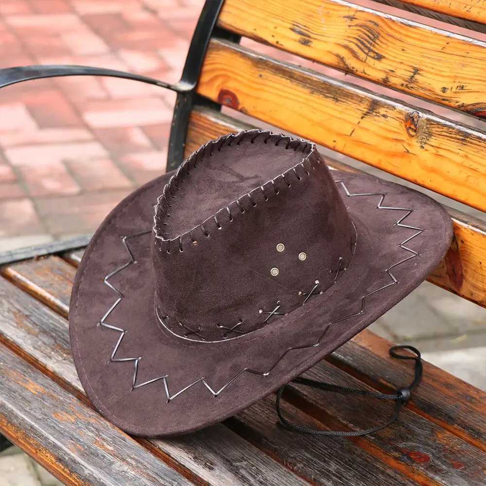 Womens Mens Hat Wild West Fancy Cowboy Girl Cowboy Hat W241225