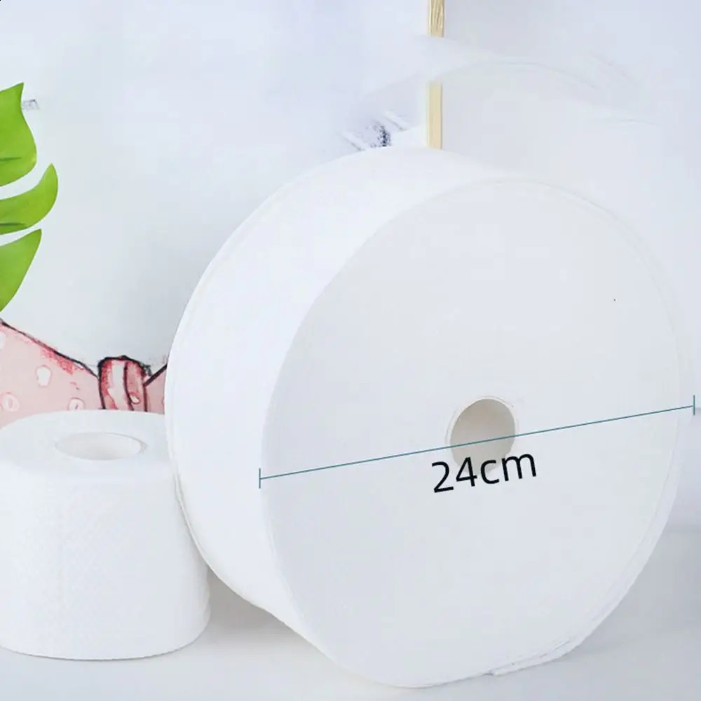 Ultra-large Roll Towel Pearl Pattern Disposable Makeup Cleaning Towel Wet and Dry Makeup Removal Wiping Face Towel 241226