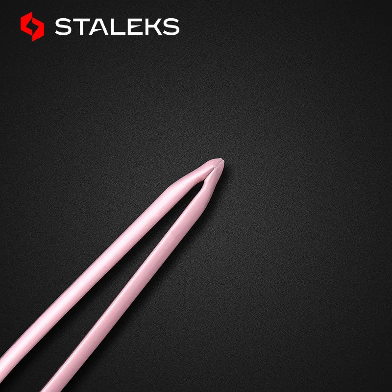 STALEKS Professional High Quality Slant Tip Eyebrow Tweezers Multifunction Stainless Steel Makeup Tool TBC-11-3 241223