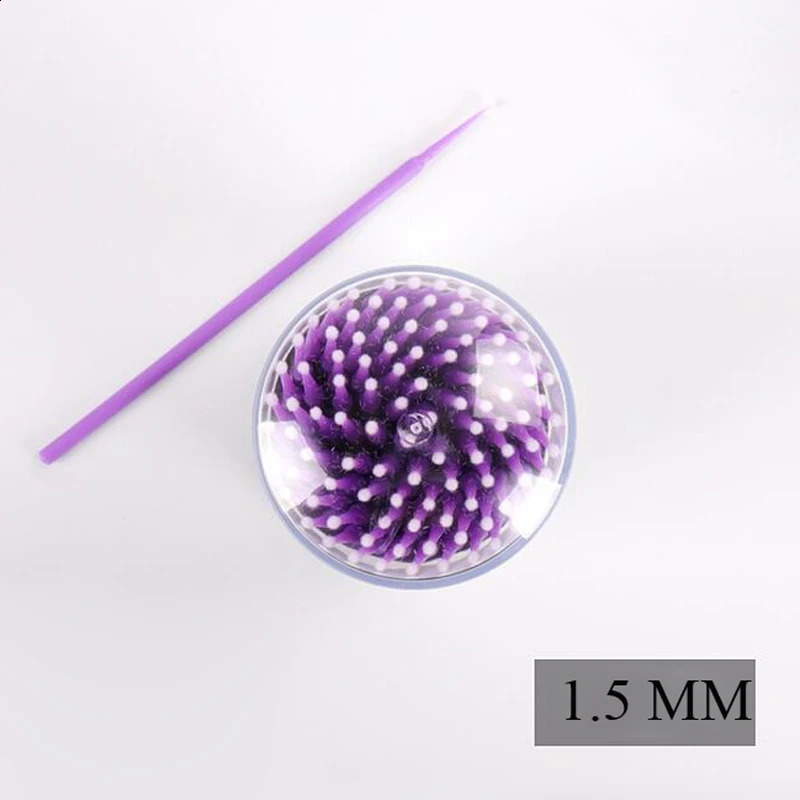200pcs Plastic Disposable Cotton Swab Eyelash Cleaning Stick Micro Brush Cotton Swab Eyelashes Extension Makeup Tattoo Tools 241226