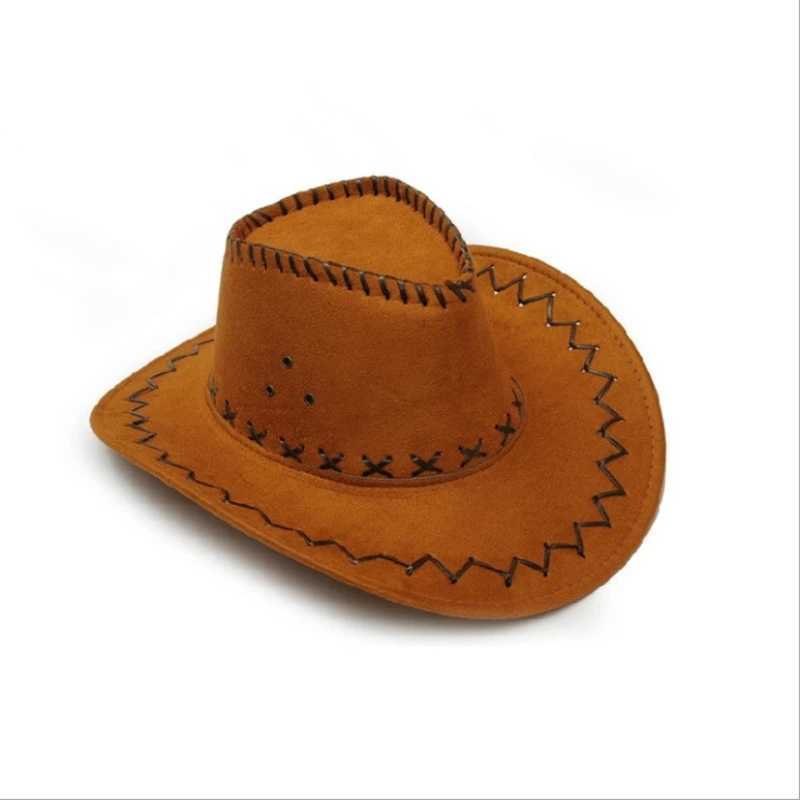 WZCX solid color unisex adult spring summer denim hat wide Brim sun hat outdoor jazz hat mens sun hat W241225