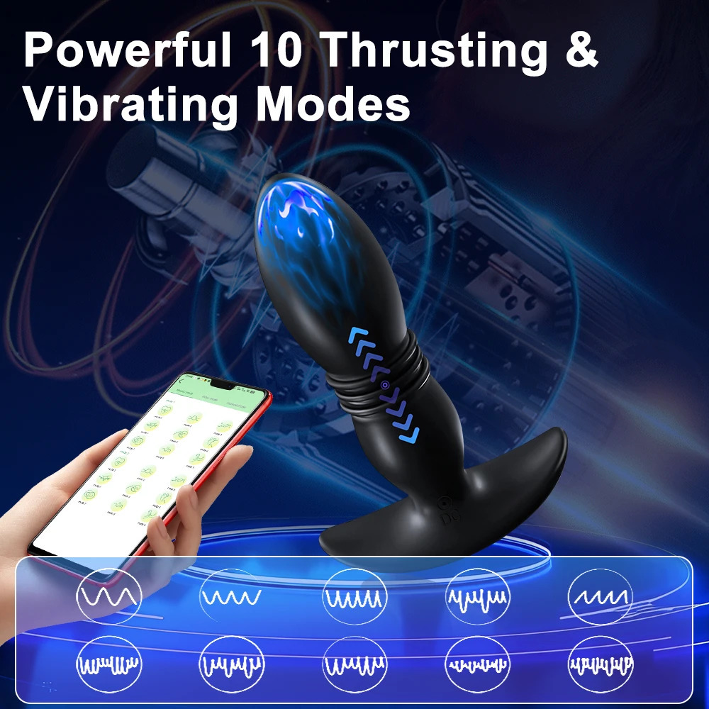 Wireless Bluetooth Powerful G Spot Vibrator Female Clit Stimulator APP Control Telescopic Dildo Massager Sex Toys Masturbation 241226