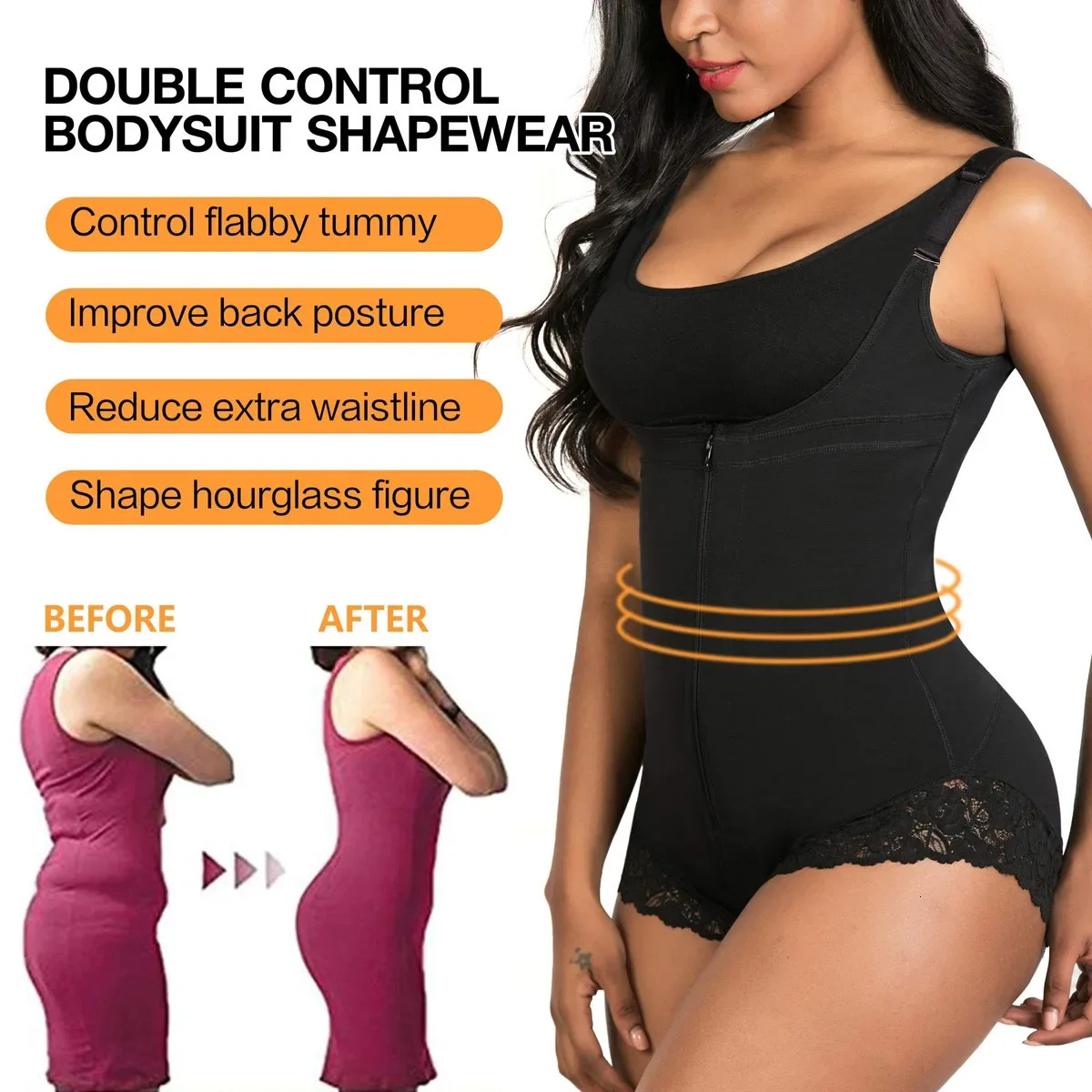 Shapewear Colombian Abdomen Woman Reducing and Shaping Girdles for Women Waist Trainer Flat Stomach Tummy Control Body Shaper 241225