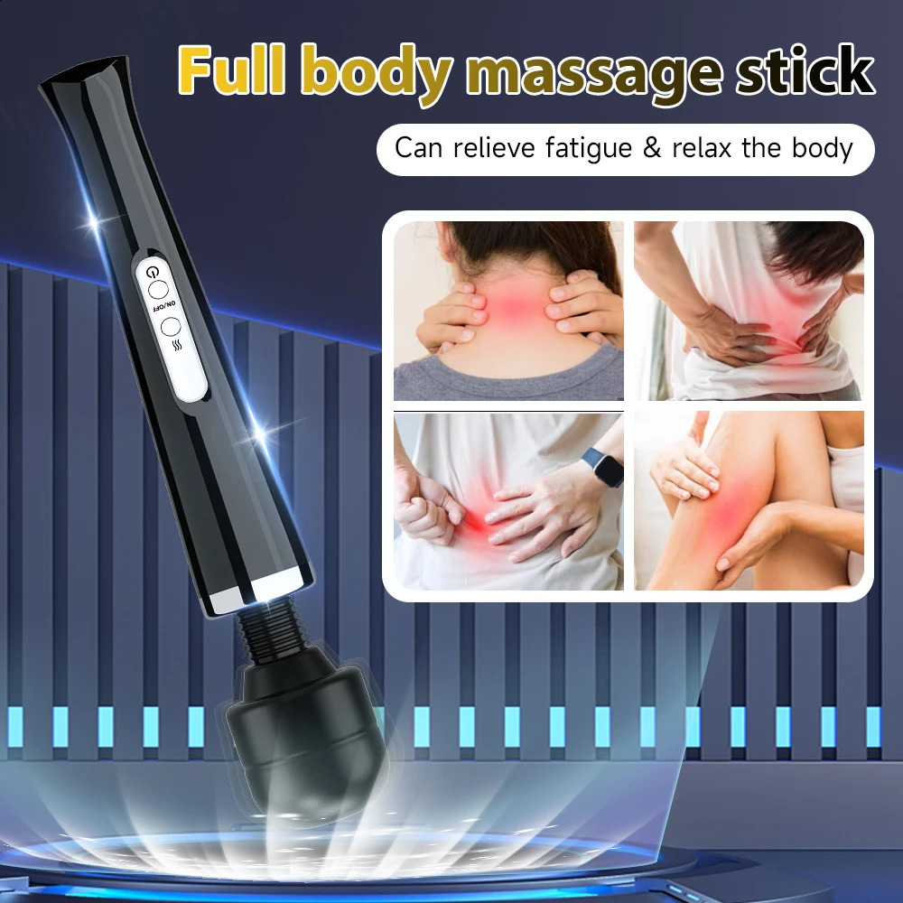 Powerful Magic Wand Vibrator Big AV Gspot Nipple Massager Vaginal Dildo Clitoral Stimulator Sex Toys for Adults Women Female 241226