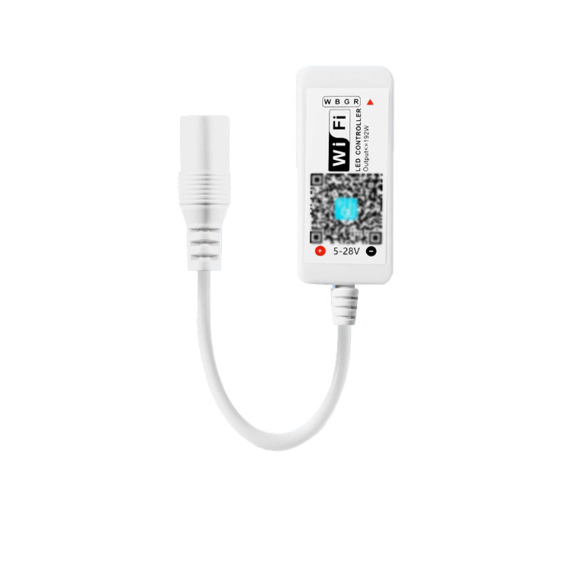 WiFi Mini RGB RGBW LED Controller DC12V With 24Key Remote Control For RGB LED Strip Smart Phone APP Control
